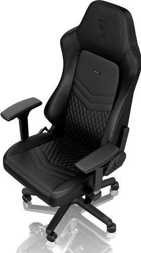 Noblechairs HERO Echt Lederen Gaming Stoel Zwart 4 Noblechairs HERO Echt Lederen Gaming Stoel Zwart - Afbeelding 2
