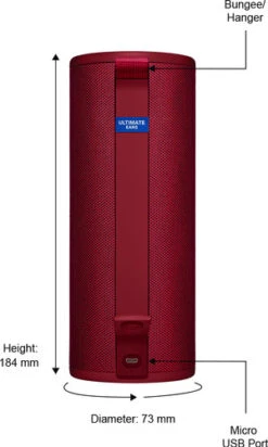 Ultimate Ears BOOM 3 Rood -Tech Winkel 1115763