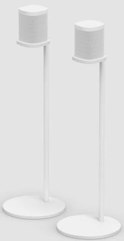 Sonos One SL Duopack + Sonos Speaker Standaard Paar Wit -Tech Winkel 1288511