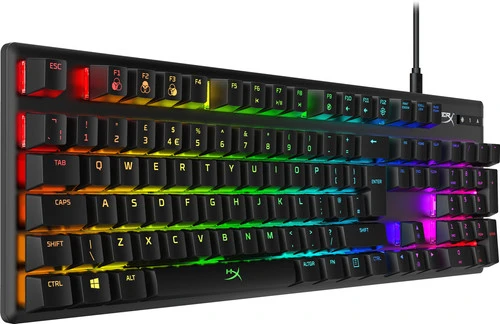 HyperX Alloy Origins RGB Mechanisch Gaming Toetsenbord Red Switch 4 HyperX Alloy Origins RGB Mechanisch Gaming Toetsenbord Red Switch - Afbeelding 2