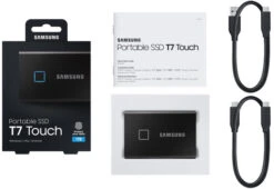 Samsung T7 Touch Portable SSD 1TB Zwart - Duo Pack 17 Samsung T7 Touch Portable SSD 1TB Zwart - Duo Pack -Tech Winkel 1348561