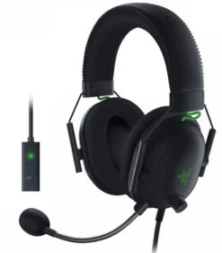 Razer Blackshark V2 Gaming Headset + USB Mic Enhancer