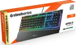 SteelSeries Apex 3 RGB Gaming Toetsenbord Qwerty -Tech Winkel 1470023