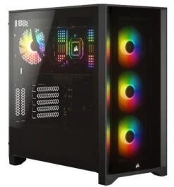 Corsair ICUE 4000X RGB Tempered Glass Mid-Tower ATX Case