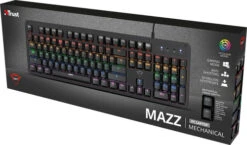 Trust GXT 863 Mazz Mechanisch Gaming Toetsenbord Qwerty -Tech Winkel 1595856