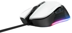 Trust GXT 922W Ybar Gaming Muis Met RGB Verlichting - Wit -Tech Winkel 1624486