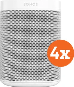 Sonos One SL Wit 4-pack