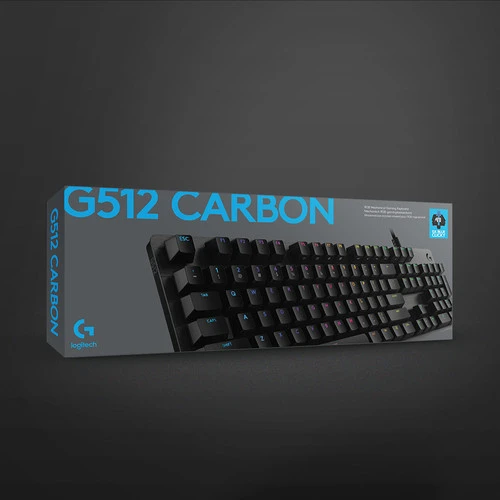 Logitech G512 Carbon Lightsync RGB Mechanisch Gaming Toetsenbord Qwerty 16 Logitech G512 Carbon Lightsync RGB Mechanisch Gaming Toetsenbord Qwerty - Afbeelding 14