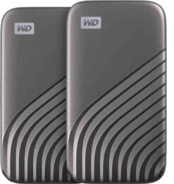 WD My Passport 2TB SSD Space Grey - Duo Pack