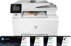 HP Color LaserJet Pro M283fdw MFP + 1 Extra Set Toners