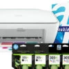 HP Deskjet 2710e + 2 Sets Extra Inkt + 2500 Vellen A4 Papier -Tech Winkel 1666370
