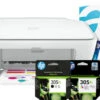 HP Deskjet 2710e + 1 Set Extra Inkt + 500 Vellen A4 Papier -Tech Winkel 1666867