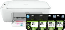 HP Deskjet 2710e + 2 Sets Extra Inkt