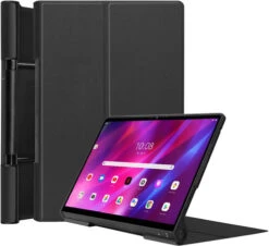 Lenovo Yoga Tab 13 128GB Wifi Zwart + Just In Case Smart Tri-Fold Book Case Zwart -Tech Winkel 1671613