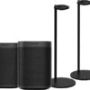 Sonos One SL Duopack + Sonos Speaker Standaard Paar Zwart 1 Sonos One SL Duopack + Sonos Speaker Standaard Paar Zwart -Tech Winkel 1676978