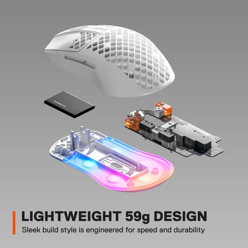 SteelSeries Aerox 3 Snow 13 SteelSeries Aerox 3 Snow - Afbeelding 11