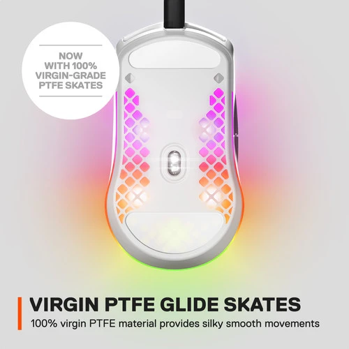 SteelSeries Aerox 3 Snow 14 SteelSeries Aerox 3 Snow - Afbeelding 12