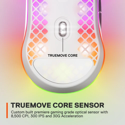 SteelSeries Aerox 3 Snow 15 SteelSeries Aerox 3 Snow - Afbeelding 13