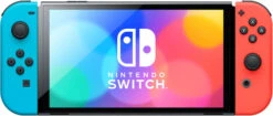 Nintendo Switch OLED Rood/Blauw + Just Dance 2024 + BlueBuilt Beschermhoes -Tech Winkel 1685795 11