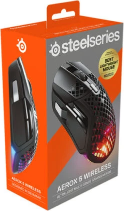 SteelSeries Aerox 5 Draadloze Gaming Muis Zwart 14 SteelSeries Aerox 5 Draadloze Gaming Muis Zwart -Tech Winkel 1734149