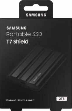 Samsung Portable SSD T7 Shield 2TB Zwart - Duo Pack -Tech Winkel 1743324