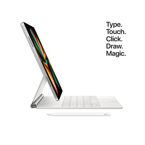 Apple IPad Pro (2021) 11 Inch 2TB Wifi Zilver + Magic Keyboard QWERTY 10 Apple IPad Pro (2021) 11 Inch 2TB Wifi Zilver + Magic Keyboard QWERTY - Afbeelding 8
