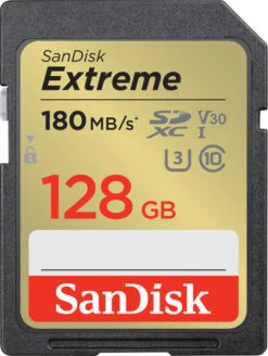 SanDisk SDXC Extreme 128GB 180mb/s