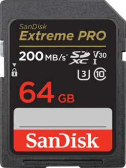 SanDisk SDXC Extreme Pro 64GB 200mb/s