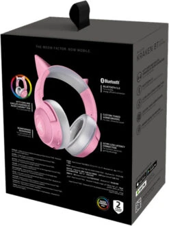 Razer Kraken Draadloze Gaming Headset Kitty Editie Quartz -Tech Winkel 1789150