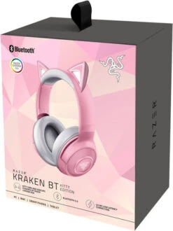 Razer Kraken Draadloze Gaming Headset Kitty Editie Quartz -Tech Winkel 1789151