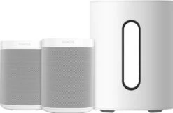 Sonos One SL Duo Pack + Sub Mini Wit