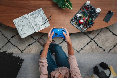 Microsoft Xbox Series X En S Wireless Controller Blauw 8 Microsoft Xbox Series X En S Wireless Controller Blauw - Afbeelding 6