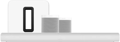 Sonos Arc 5.1 + Sub G3 + One SL Wit (2x) 3 Sonos Arc 5.1 + Sub G3 + One SL Wit (2x)