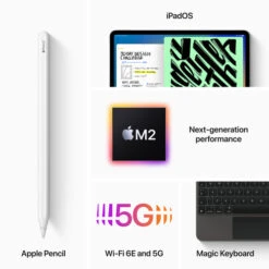 Apple IPad Pro (2022) 12.9 Inch 512GB Wifi + 5G Space Gray + Magic Keyboard 25 Apple IPad Pro (2022) 12.9 Inch 512GB Wifi + 5G Space Gray + Magic Keyboard -Tech Winkel 1832297 7