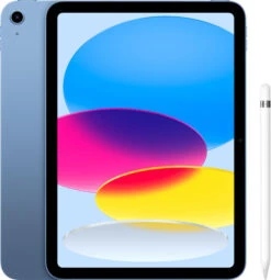 Apple IPad (2022) 10.9 Inch 256GB Wifi Blauw + Apple Pencil 1 (2022)