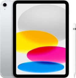 Apple IPad (2022) 10.9 Inch 256GB Wifi + 5G Zilver + Apple Pencil 1 (2022)