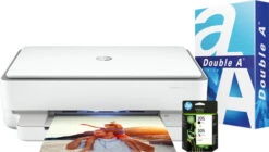 HP ENVY 6020e + 1 Set Extra Inkt + 500 Vellen A4 Papier