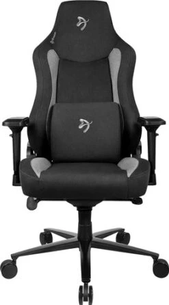 Arozzi Vernazza Supersoft Stof Gamestoel Zwart -Tech Winkel 1847979