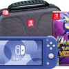 Nintendo Switch Lite Blauw + Pokémon Violet + Bigben Beschermtas -Tech Winkel 1849626
