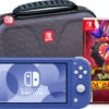 Nintendo Switch Lite Blauw + Pokémon Scarlet + Bigben Beschermtas -Tech Winkel 1850154
