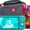 Nintendo Switch Lite Turquoise + Pokémon Scarlet + Bigben Beschermtas