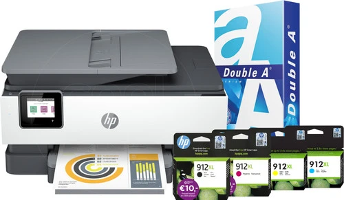 HP Officejet Pro 8022e + 1 Set Extra Inkt + 500 Vellen A4 Papier 3 HP Officejet Pro 8022e + 1 Set Extra Inkt + 500 Vellen A4 Papier