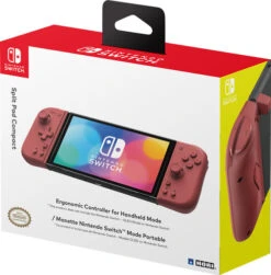 Hori Split Pad Pro Compact Controller - Apricot Red Nintendo Switch -Tech Winkel 1873818