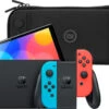 Nintendo Switch OLED Blauw/Rood + BlueBuilt Beschermhoes -Tech Winkel 1885669