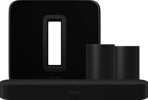 Sonos Beam + Era 100 + Sub G3 Zwart 3 Sonos Beam + Era 100 + Sub G3 Zwart