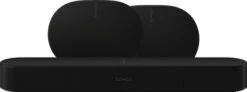 Sonos Beam Gen2 Zwart + 2x Era 300 Zwart