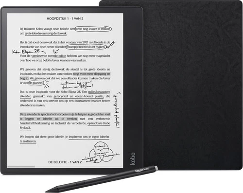 Kobo Elipsa 2E + Sleep Cover Zwart 3 Kobo Elipsa 2E + Sleep Cover Zwart