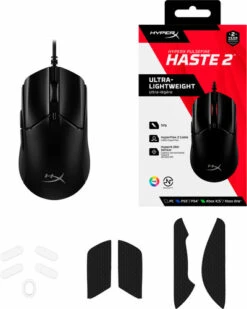 HyperX Pulsefire Haste 2 Gaming Muis Zwart -Tech Winkel 1914826