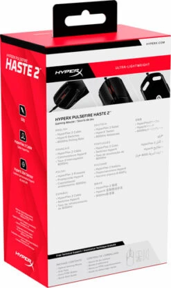 HyperX Pulsefire Haste 2 Gaming Muis Zwart -Tech Winkel 1914832