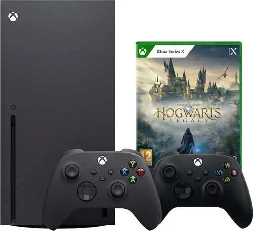 MICROSOFT Xbox Series X + Hogwarts Legacy + Tweede Controller Zwart 3 MICROSOFT Xbox Series X + Hogwarts Legacy + Tweede Controller Zwart